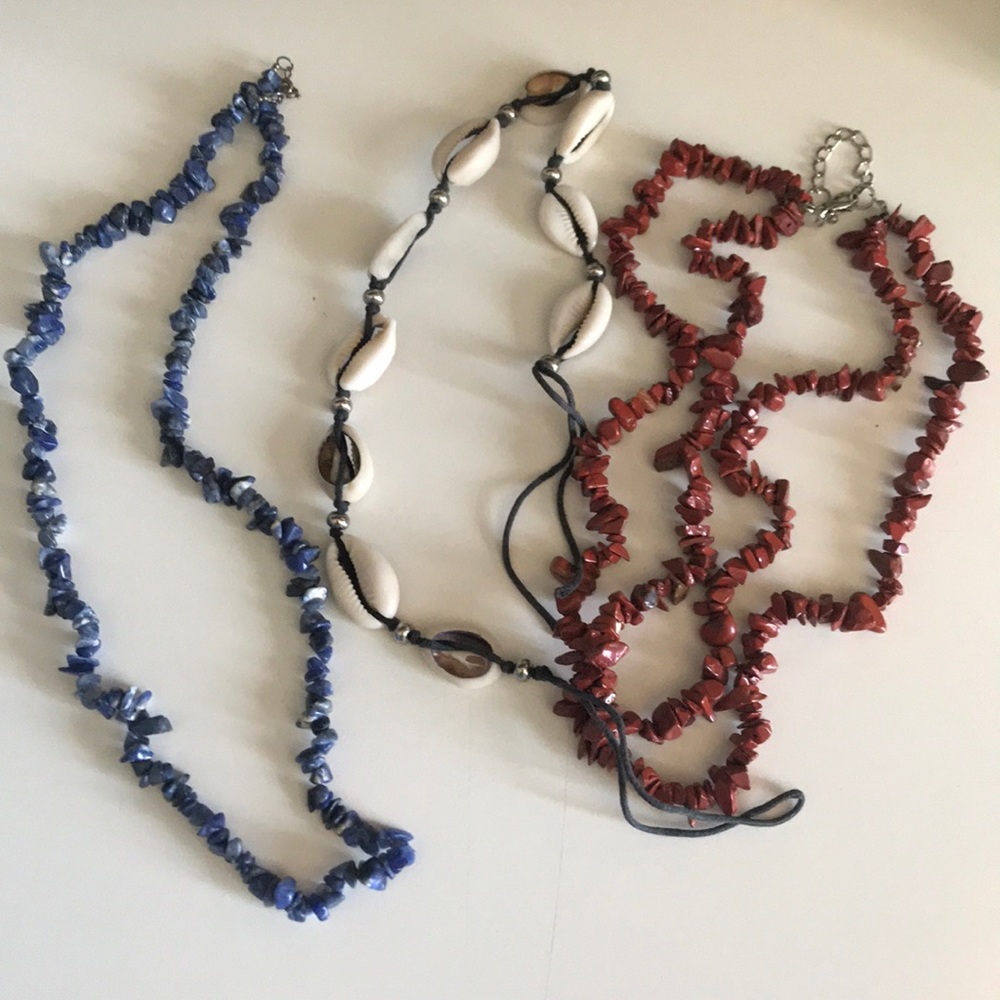 Three Beach Bundle Necklaces